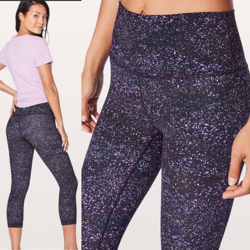 Lululemon Wunder Under Crop Hi-Rise
Crystalline Multi size 6